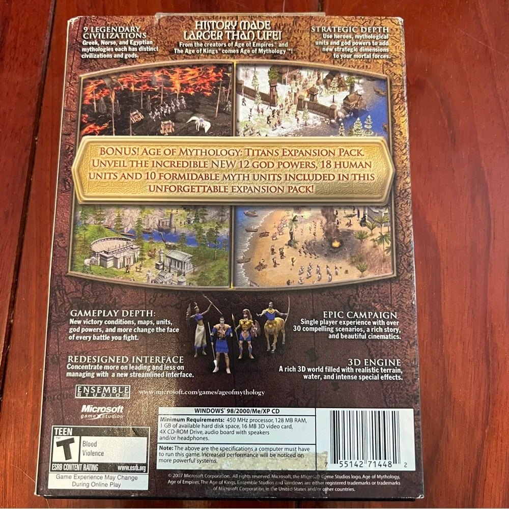 Microsoft: Age of Mythology and Titans Expansion.